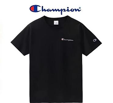 pull and: Мужская футболка, XL, Champion, Новый, цвет - Черный, Самовывоз, Бесплатная доставка, Платная доставка — 2