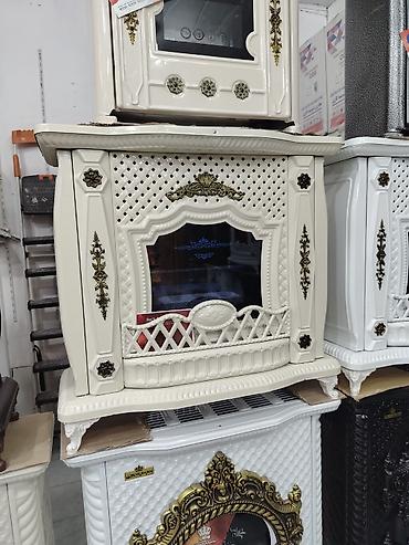 Peçlər və kaminlər: Qaz sobası – dekorativ klassik dizayn - Yanacaq tipi: təbii qaz - — 4