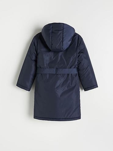 голубое пальто: Продаю куртку пальто 164 см, Reserved. 2400 сом — 3