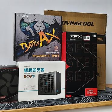rx 9070xt: Компьютер, ядер - 6, ОЗУ 16 ГБ, Для работы, учебы, Новый, AMD Ryzen 5, NVMe — 3