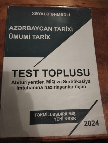 xəyalə əhmədli tarix test toplusu: 2024 cu ilin Xeyale ehmedli test bankı sadece 12 AZN