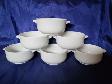 Kuhinjski setovi: Cinije nove,vintaz za supe,corbe,poslastice. polaris. Porcelanske — 2