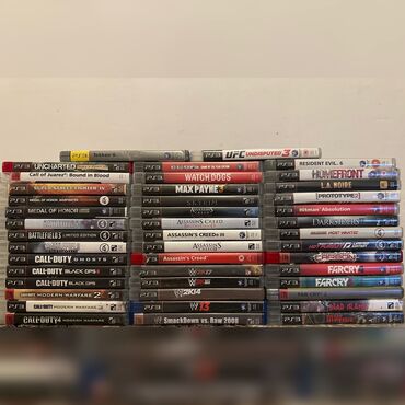 core i: Playstation 3 üçün 	🧩 Sol sütun: 	1.	Uncharted: Drake’s Fortune