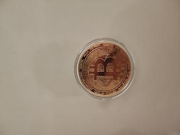 saatlar type 1: Bitcoin temalı kolleksiya sikkəsi - Material: metallik ərinti, qızılı — 1