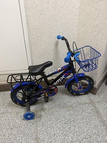 Новый Детский велосипед BMX, синий/черный - Диаметр колес: примерно
