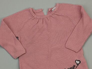 różowa sukienka reserved: Sweter, Reserved, 12-18 m, stan - Bardzo dobry