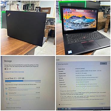 монитор бу: Lenovo ThinkPad noutbuk satılır — 250 AZN Noutbuk işlək vəziyyətdədir — 1