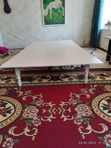 мебель реставрация: Для зала Стол, цвет - Белый, Новый