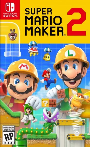 Oyun diskləri və kartricləri: Nintendo switch super Mario maker 2