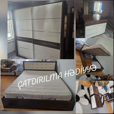 Yataq otağı dəstləri: *yataq mebeli :-təci̇li̇ satilir*‼️ qi̇ymət:-490₼ i̇deal vəziyyətdədir