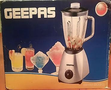Blenderlər: Geepas GHM-803G blender – Güc: 500 W (220–240 V, 50/60 Hz) – Şüşə — 12