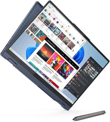 Ноутбуктар: Ноутбук, Lenovo, 16 ГБ ОЭТ, AMD Ryzen 7, 13.5 ", Жаңы, Татаал эмес тапшырмалар үчүн, эс тутум HDD + SSD