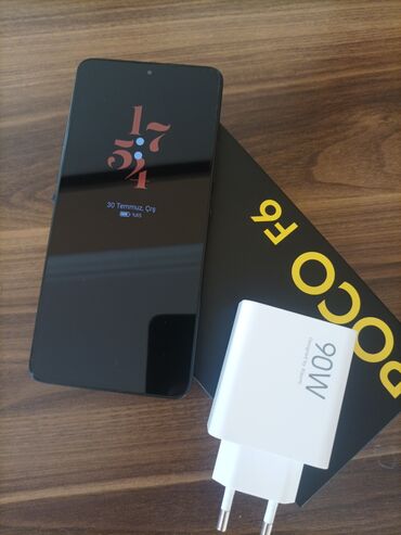 Poco: Poco F6, 512 GB, rəng - Qara, Sensor, Barmaq izi, Face ID