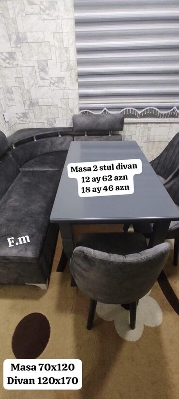 bizim ev mebel divanlar: Masa dəsti 💫Her nov mebelleri en munasib qiymetlerle sizlere teklif
