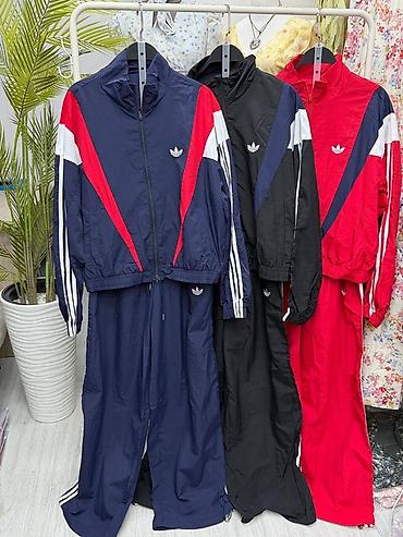 adidas костюм: Женский спортивный костюм Особенности: - Материал: тонкая нейлоновая — 2