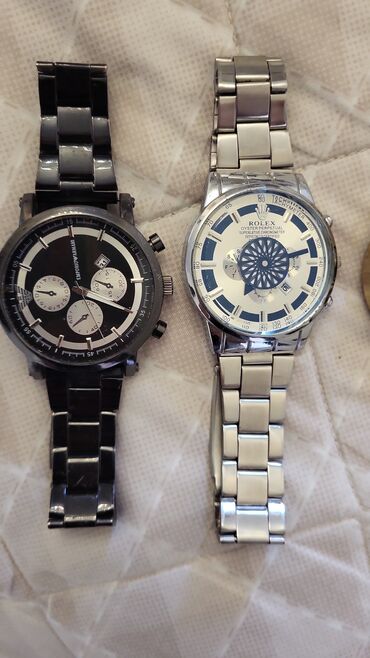 mini focus saat qiymetleri: Б/у, Наручные часы, Rolex, цвет - Серебристый