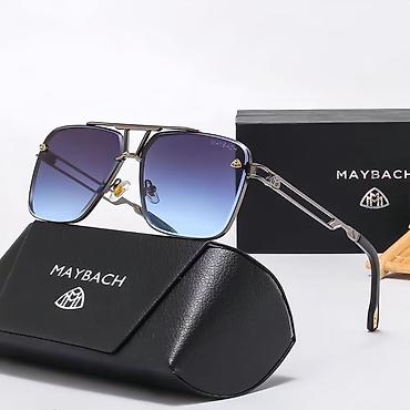 Солнцезащитные очки MAYBACH - Форма: крупные квадратные линзы с