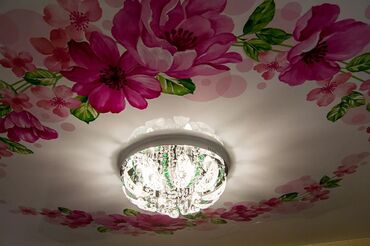 Натяжной потолок: Натяжной потолок Глянцевое, Матовое, 3D потолки — 24