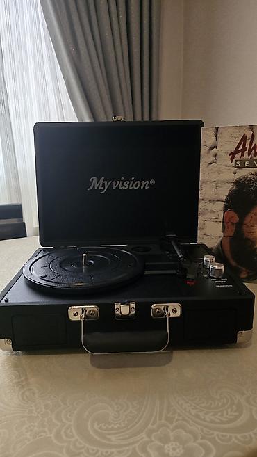 m5 disk: Myvision portativ vinil pleyer - Çamadan tipli dizayn: qapaqlı — 3