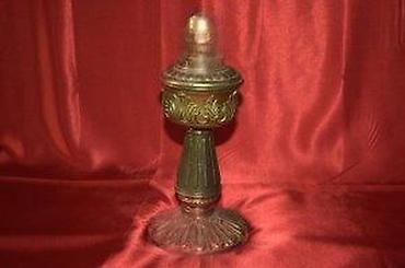 ugaona garnitura u p: STARA MESINGANA LAMPA AGAD | Stara mesingana lampa nemačke firme — 6