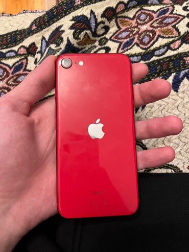 notebook core 2: IPhone SE 2020, Красный, Отпечаток пальца