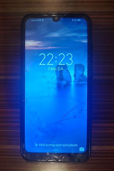 huawei 90 pro: Huawei Y6, 32 GB, rəng - Qara, Qırıq — 1