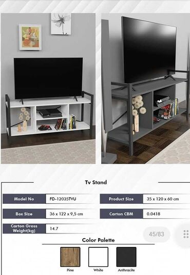 komode visoki sjaj: TV stand, color - Multicolored, New