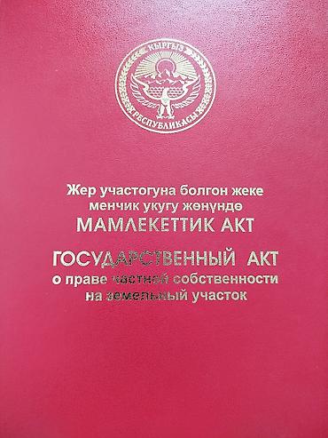 Жер тилкелери: 3 соток, Курулуш, Кызыл китеп, Техпаспорт — 1