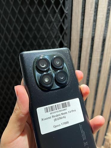 redmi note бу: Redmi, Redmi Note 14 Pro, Б/у, 256 ГБ, цвет - Черный, В рассрочку, 2 SIM — 2