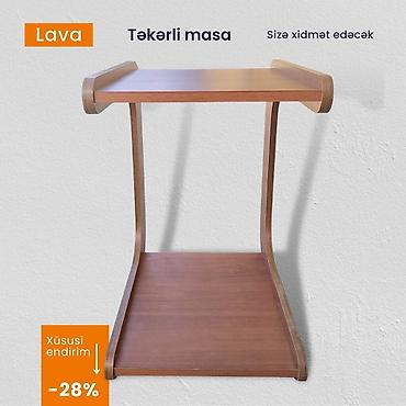 Masalar: Jurnal masası, Yeni, Açılmayan, Laminat, Dördbucaq masa — 5