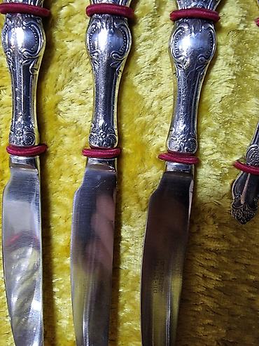 Кухонные наборы: СССР, МНЦ. МЕЛЬХИОРОВЫЙ Столовый набор в подарочном футляре Обсолютно — 3