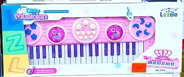 Uşaq musiqi alətləri: 🎹🎤 Uşaq üçün Musiqili Piano – Mikrofonlu və Çoxfunksiyalı Uşaqlar — 1