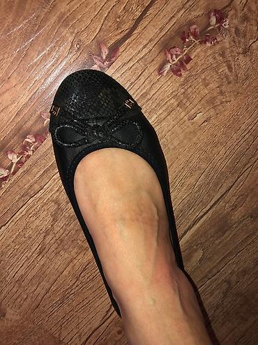 балетки черные: Туфли, 36, Glossi, Б/у, цвет - Черный, Самовывоз — 4