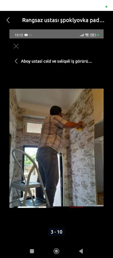 Malyar işləri: Malyar ustası Aboy ustası emulsiya ustası paduqa ustası laminat ustası -da lalafo.az — 3 Malyar işləri: Malyar ustası Aboy ustası emulsiya ustası paduqa ustası laminat ustası — 3