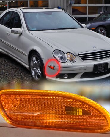 Dönmə işıqları,siqnalları: Komlekt, Mercedes-Benz W203 203, 2007 il, Orijinal, Almaniya, Yeni