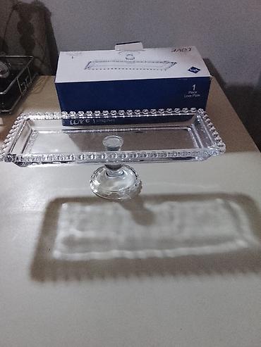 xrustal qutuda: Tort və şiriniyyat qabı, Şüşə — 2