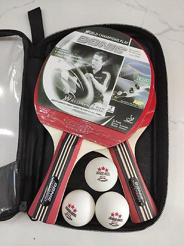 raket: Tenis Raketkasi "Donic" + 3 ədəd tenis topu "Donic". Metrolara və — 2