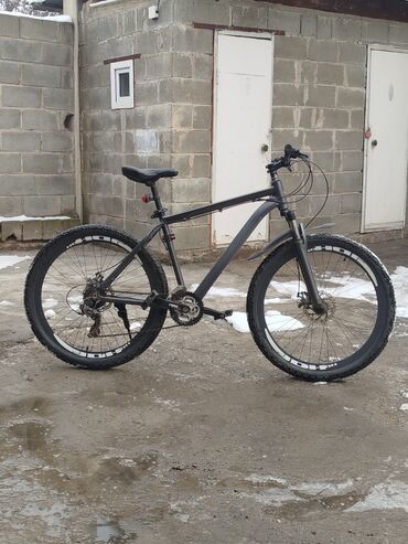 Горные велосипеды: Горный велосипед 26" - Рама: хардтейл, алюминий (матовый тёмно‑серый — 8