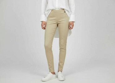 rozszerzane legginsy hm: H&M, Legginsy Eleganckie damskie, rozmiar M