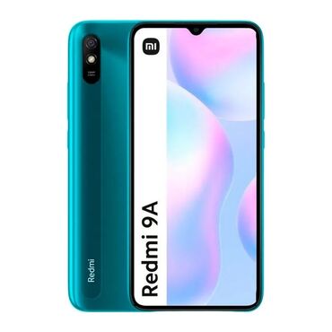 все телефоны хуавей: Xiaomi, Redmi 9A, Б/у, 32 ГБ, цвет - Синий, 2 SIM