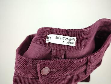 bordo: Eight2Nine, Spodnie materiałowe damskie, rozmiar XL — 4