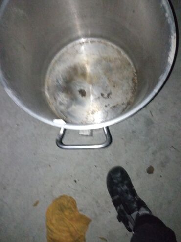 Tava-qazan dəstləri: Qazan, rəng - Gümüşü, Paslanmayan polad, Türkiyə — 44