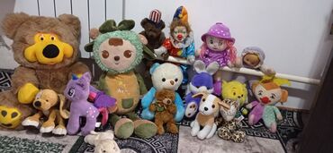 ���������������������� ������������ ������������ в Кыргызстан | ИГРУШКИ: Мягкие игрушки в хорошем качестве и состояние . 16 штук из них 3