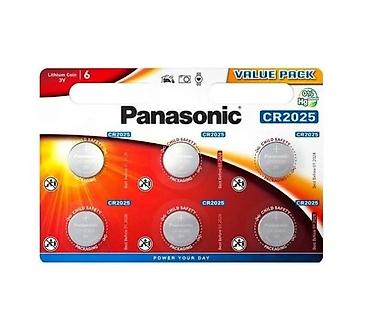 Baterije: Panasonic CR2025 – litijumske dugmasta baterija, Value Pack - Tip — 1