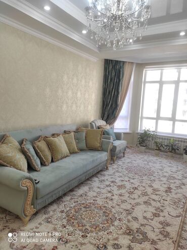 итальянский квартал в Кыргызстан | СЕРЬГИ: 2 комнаты, 90 м², С мебелью полностью