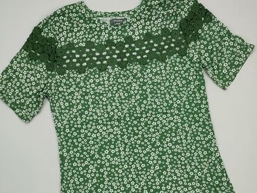zielone bluzki z bufiastymi rękawami: Blouse, XL (EU 42), condition - Very good