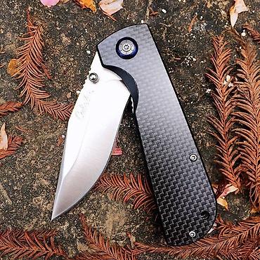 лезвия: Складной нож Watchman W018CF с рукоятью из Карбона (углеродное — 10