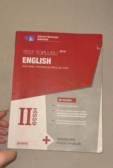 informatika testləri: Английский язык Тесты 11 класс, ГЭЦ, 2 часть, 2019 год