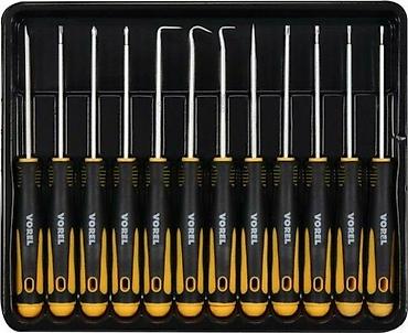 parkside cirkular: Set preciznih šrafcigera i kuka – VOREL, 12 delova - Komplet finih — 1