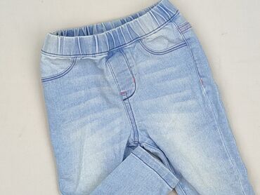 sukienki wieczorowe midi: Denim pants, Coccodrillo, 9-12 months, condition - Very good